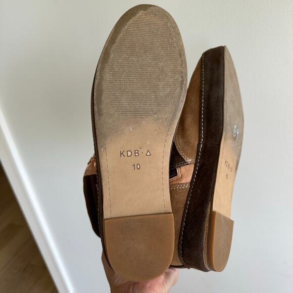 Kelsi Dagger Brooklyn Lace Up Suede Ankle Hiker Boots Mocha 10 - Picture 6 of 7